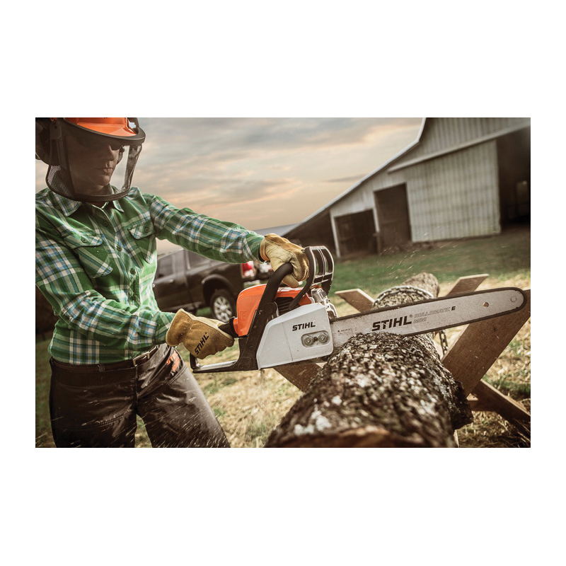 STIHL MS 170 Series 1130 200 0370 Chainsaw, Gas, 30.1 cc Engine Displacement, 2-Stroke Engine, 16 in L Bar, 3/8 in Pitch - 2