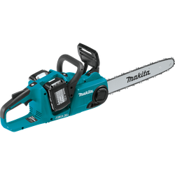 Makita XCU04PT Chainsaw Kit, Battery Included, 5 Ah, 18 V, Lithium-Ion, 16 in L Bar, 3/8 in Pitch, 90PX, 91PX Chain - 3