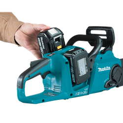 Makita XCU04PT Chainsaw Kit, Battery Included, 5 Ah, 18 V, Lithium-Ion, 16 in L Bar, 3/8 in Pitch, 90PX, 91PX Chain - 4