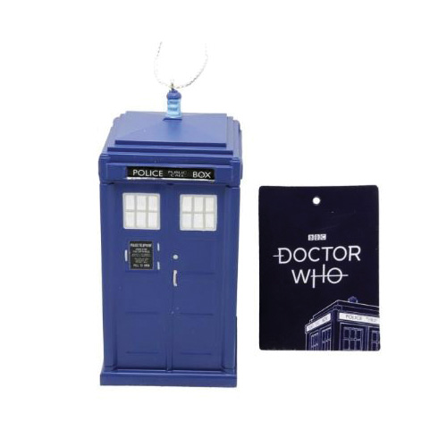 Kurt S Adler DW1192 Christmas Ornament, 4-1/4 in H, Doctor Who 13th Doctor Tardis, Plastic - 2