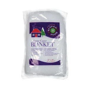 Buffalo Snow CB2351 Christmas Specialty Decoration, Snow Cover Blanket, Polyester, White