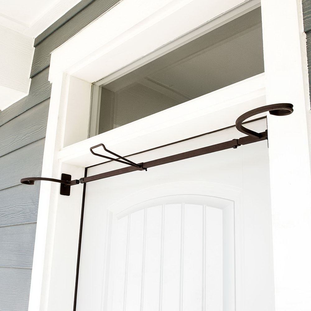 Village Lighting V-20529 Door Garland Hanger, Cast Iron, 20 lb, Door Mounting