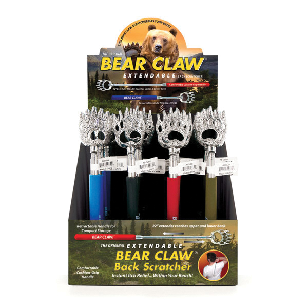 DM Merchandising B-CLAW Back Scratcher, 22 in L, Assorted, Cushion-Grip Handle - 3
