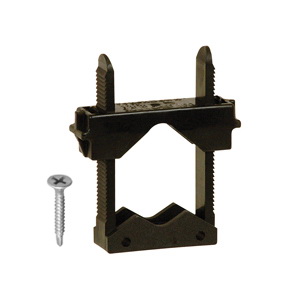 Sioux Chief TouchDown 550-11PK2 Tube Hanger, 3/8 to 1-1/8 in Opening, Nylon, Black - 1