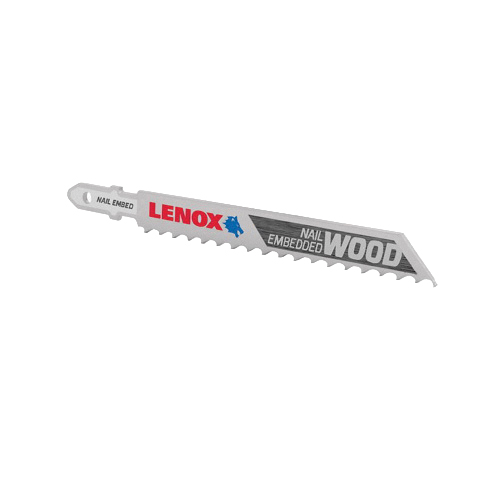 Lenox 1991406 Jig Saw Blade, 3/8 in W, 6 TPI, 4 in L, 3/PK