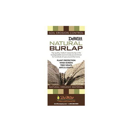 NB324 Landscape Fabric, 24 ft L, 3 ft W, Burlap, Biodegradable: Yes