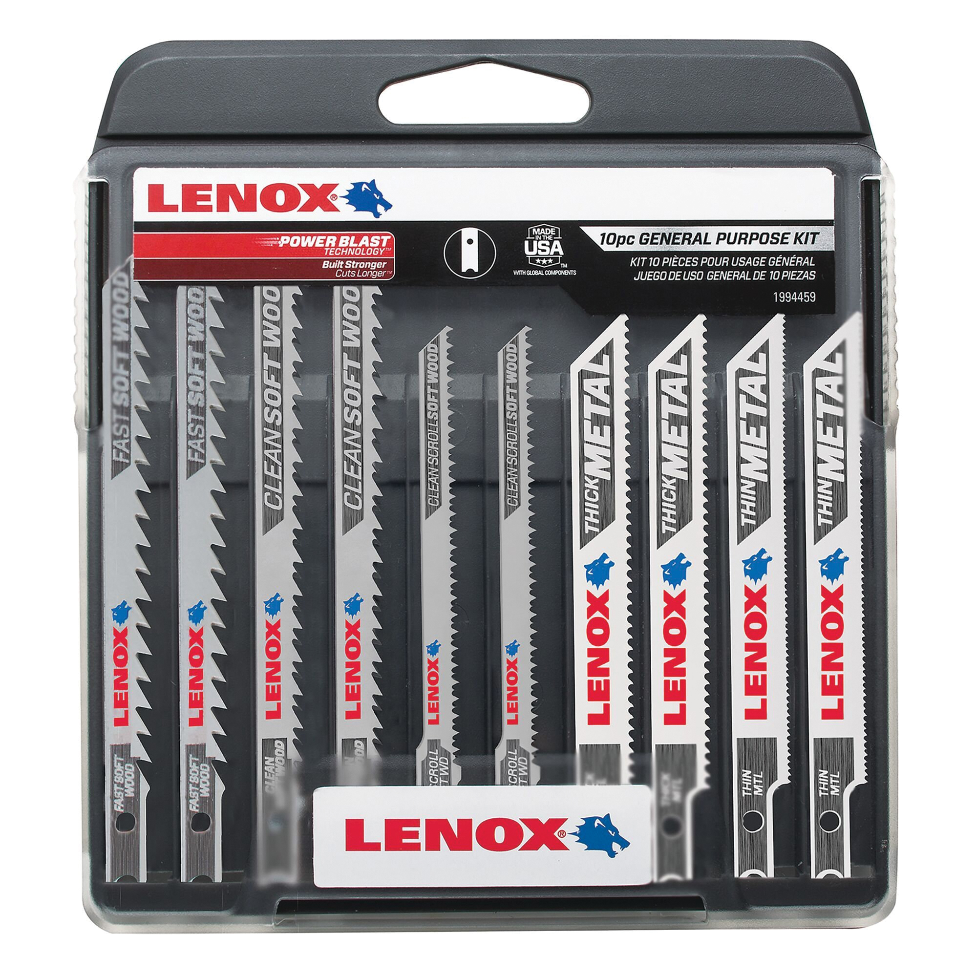 1994459 Blade Kit, 10-Piece, General-Purpose