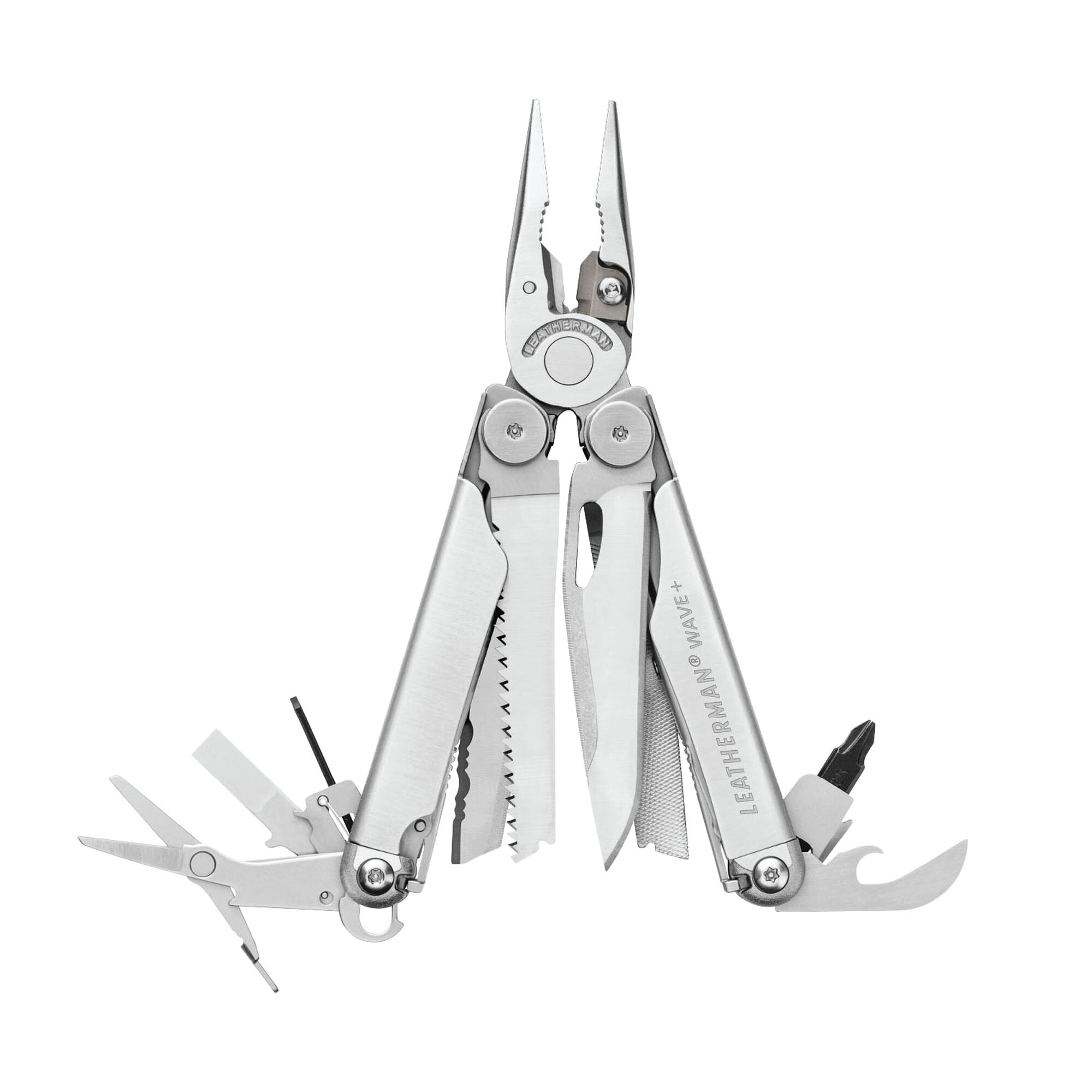 Wave Plus Multi-Tool, Leatherman, 18-in-1, Stainless Steel - 1