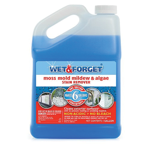 800006 Outdoor Cleaner, 1 gal, Liquid, Mild Sweet, Clear Blue