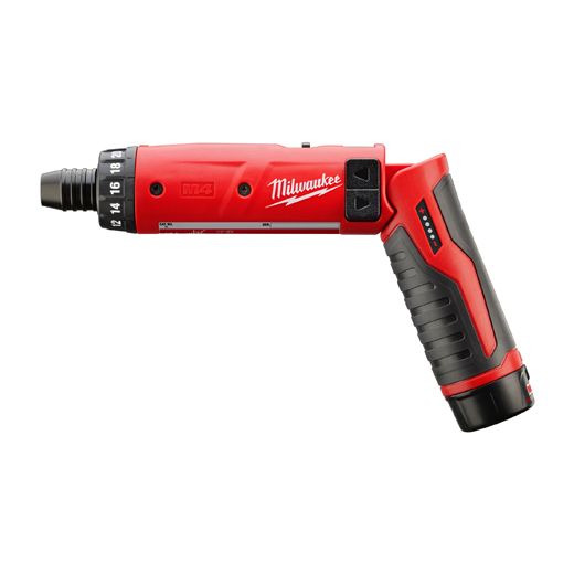 Milwaukee M4 Series 2101-22 Screwdriver Kit, Battery Included, 4 V, 2 Ah, 1/4 in Chuck, Quick-Change Chuck - 2