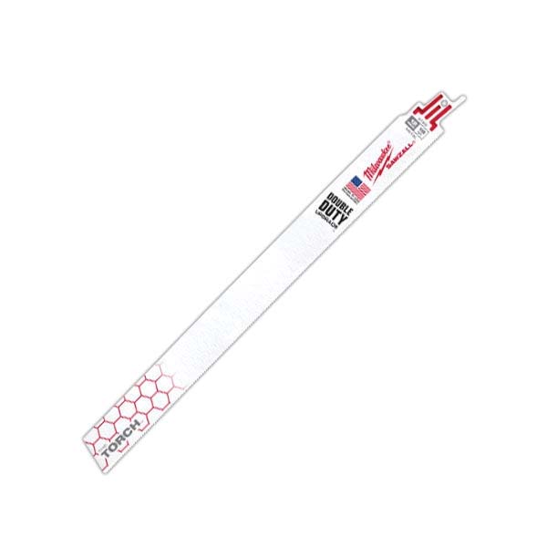 SAWZALL 48-01-2769 Reciprocating Saw Blade, 1 in W, 12 in L, 18 TPI, Metal Cutting Edge