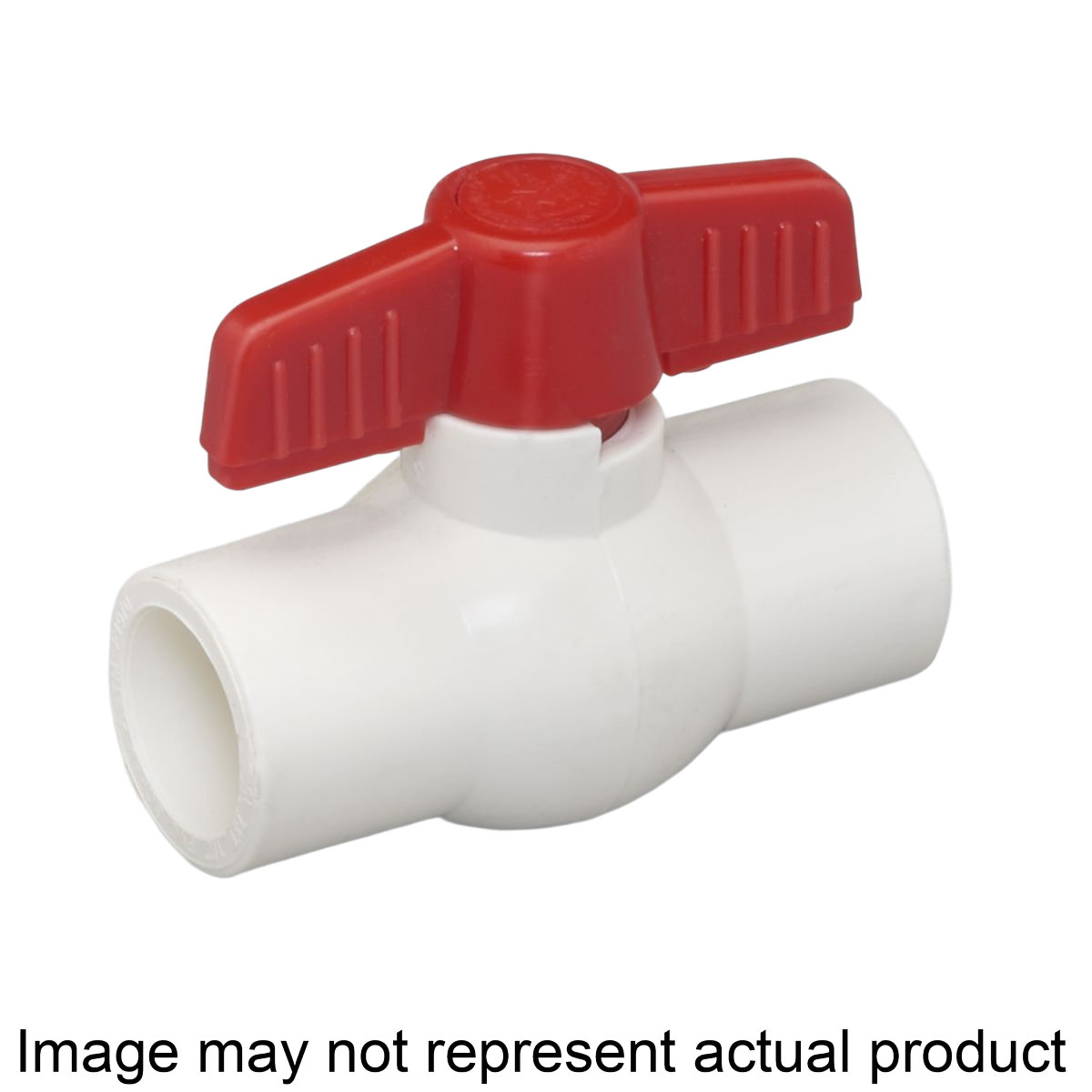 ProLine Series 107-635HC Ball Valve, 1 in Connection, Slip, 150 psi Pressure, Quarter-Turn Actuator, PVC Body
