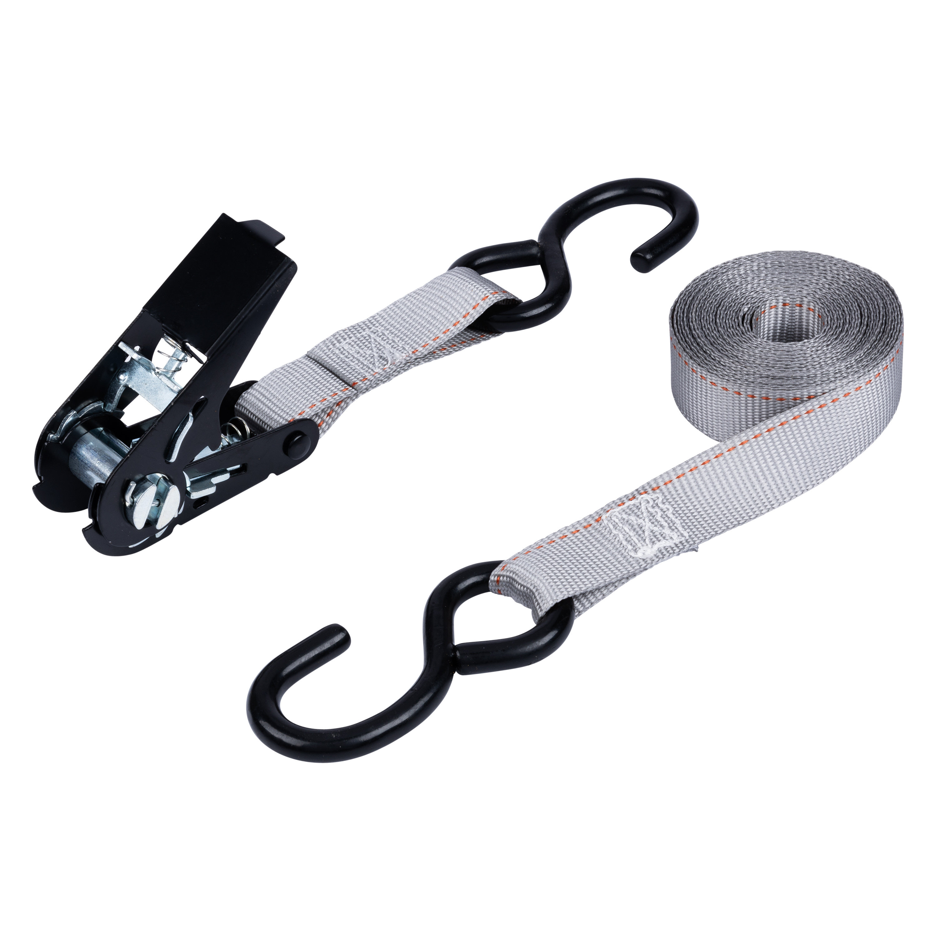 Keeper 89514 Tie-Down, 1 in W, 14 ft L, Gray, 500 lb, S-Hook End Fitting, Vinyl End Fitting - 3
