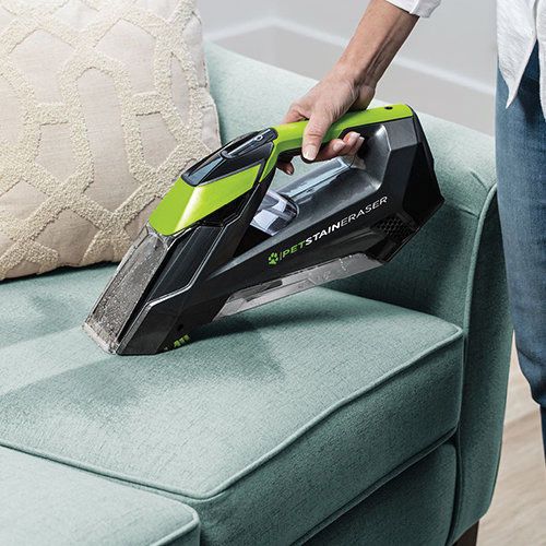 Bissell Pet Stain Eraser 2003 Portable Carpet Cleaner, 7.2 V, Chacha Lime/Titanium - 3