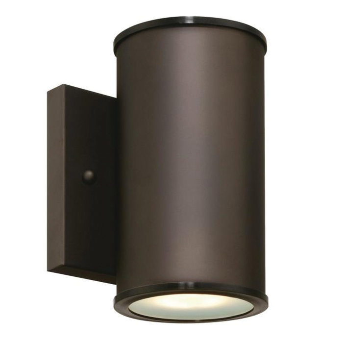 6315600 Outdoor Wall Fixture, 8.5 W, LED Lamp, 640 Lumens, 2700 K Color Temp, Steel Fixture