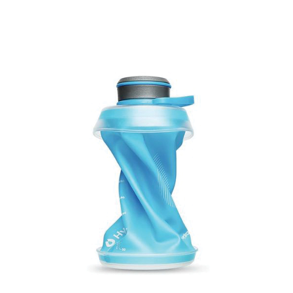 HydraPak Stash G122HP Water Bottle, 750 mL Capacity, Polypropylene/TPU, Malibu Blue - 2