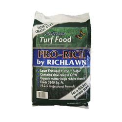 Richlawn Pro-Rich PTFPR40 Turf Food, 40 lb, Granular, 14-2-5 N-P-K Ratio - 1