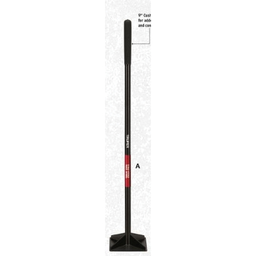 Truper KR-1ST Tamper, 8 in L Blade, 8 in W Blade, Steel Handle, 45 in L Handle