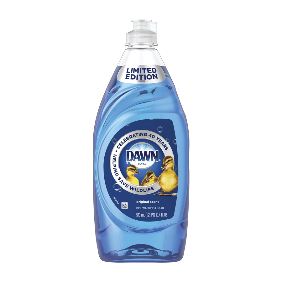 Ultra 80289027 Dishwashing Liquid, 19.4 fl-oz, Liquid, Original, Clear Blue