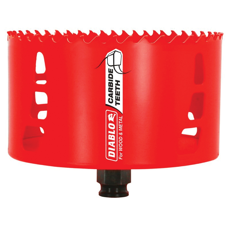 DHS4625CT Hole Saw, 4-5/8 in Dia, 2-3/8 in D Cutting, Carbide Cutting Edge