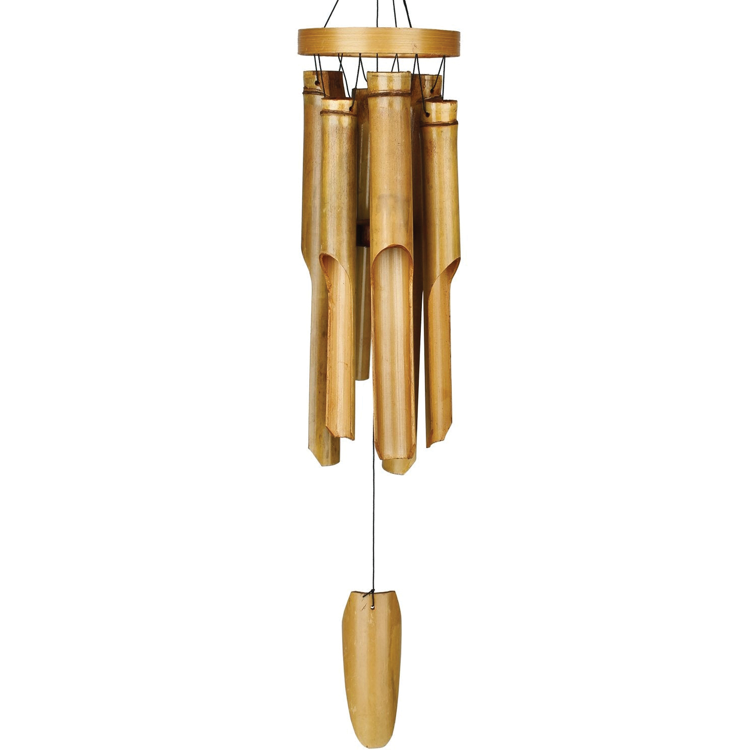 C255 Ring Wind Chime, Asli Arts, Bamboo, Natural