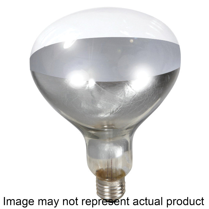 170031 Heat Lamp Bulb, 120 V, 250 W, Alloy