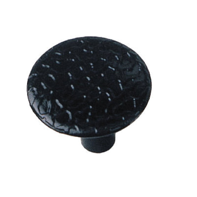 Colonial Series 21414 Cabinet Knob, 19 mm Projection, Zinc, Black