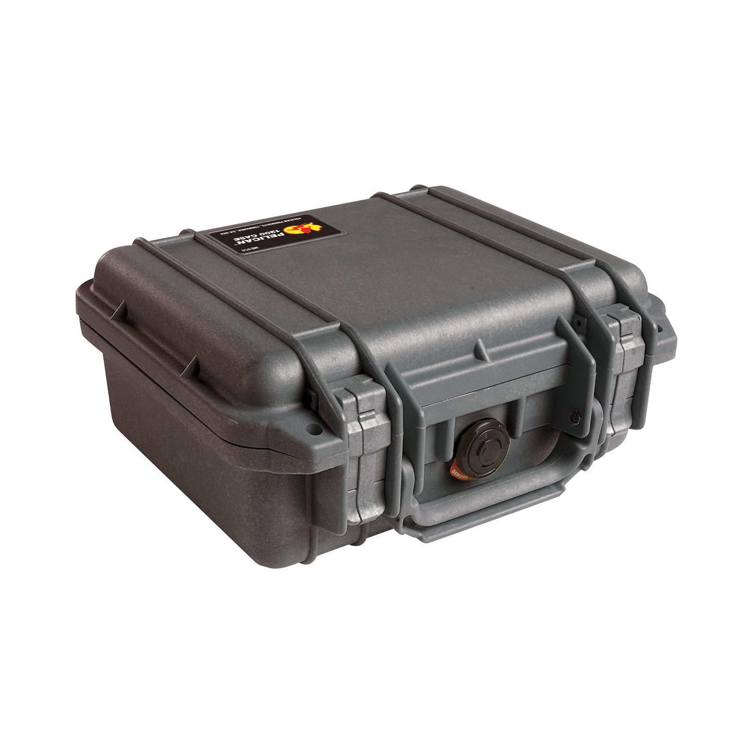 1200-000-110 Protector Case, 10.62 in L, 9.68 in W, 4.87 in H, Polypropylene, Black