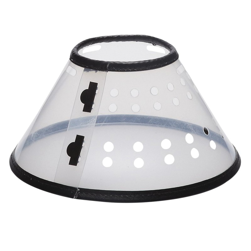 TP7167 S CL Elizabethan Collar, Fits Neck Size: 6-1/2 to 12 in, Cat, Dog, Polypropylene Plastic, Clear