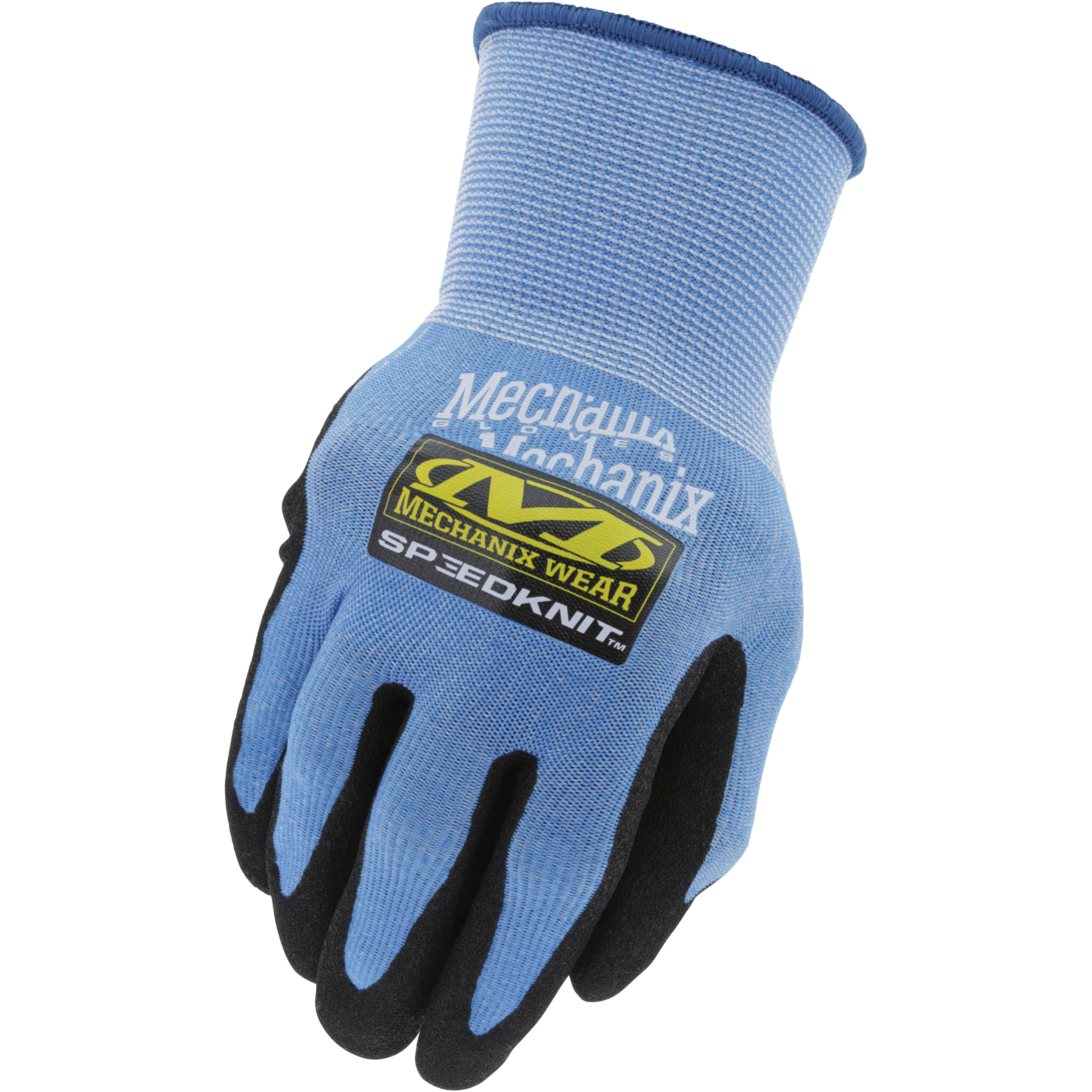CoolMax SpeedKnit Series S1CB-03-500 Work Gloves, Men's, S/M, Latex Coating, Nitrile Glove, Blue