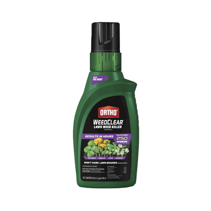 WeedClear 0449405 Weed Killer, Spray Application, 32 oz Bottle, Liquid