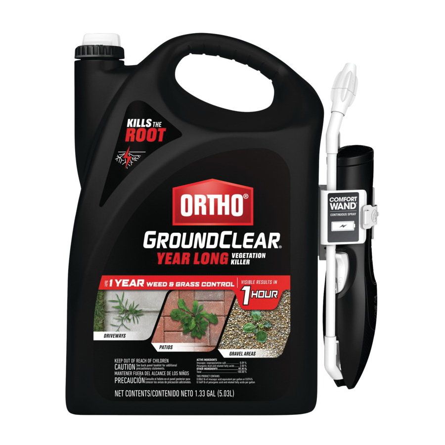 437010 Vegetation Killer, Liquid, Clear/Light Green, 1.33 gal