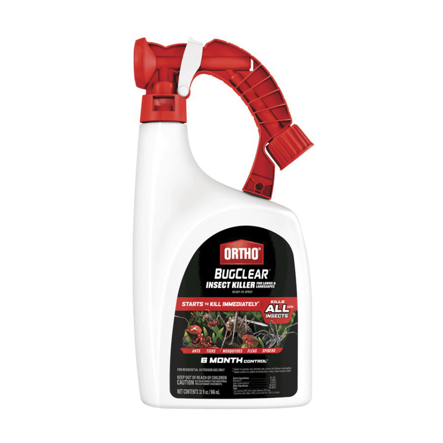 BugClear 448605 Insect Killer, Liquid, Spray Application, 32 oz Bottle