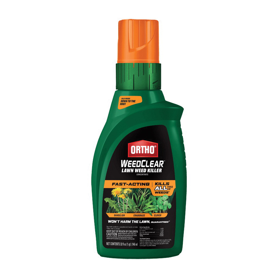 WeedClear 447905 Lawn Weed Killer, 32 oz Bottle, Liquid