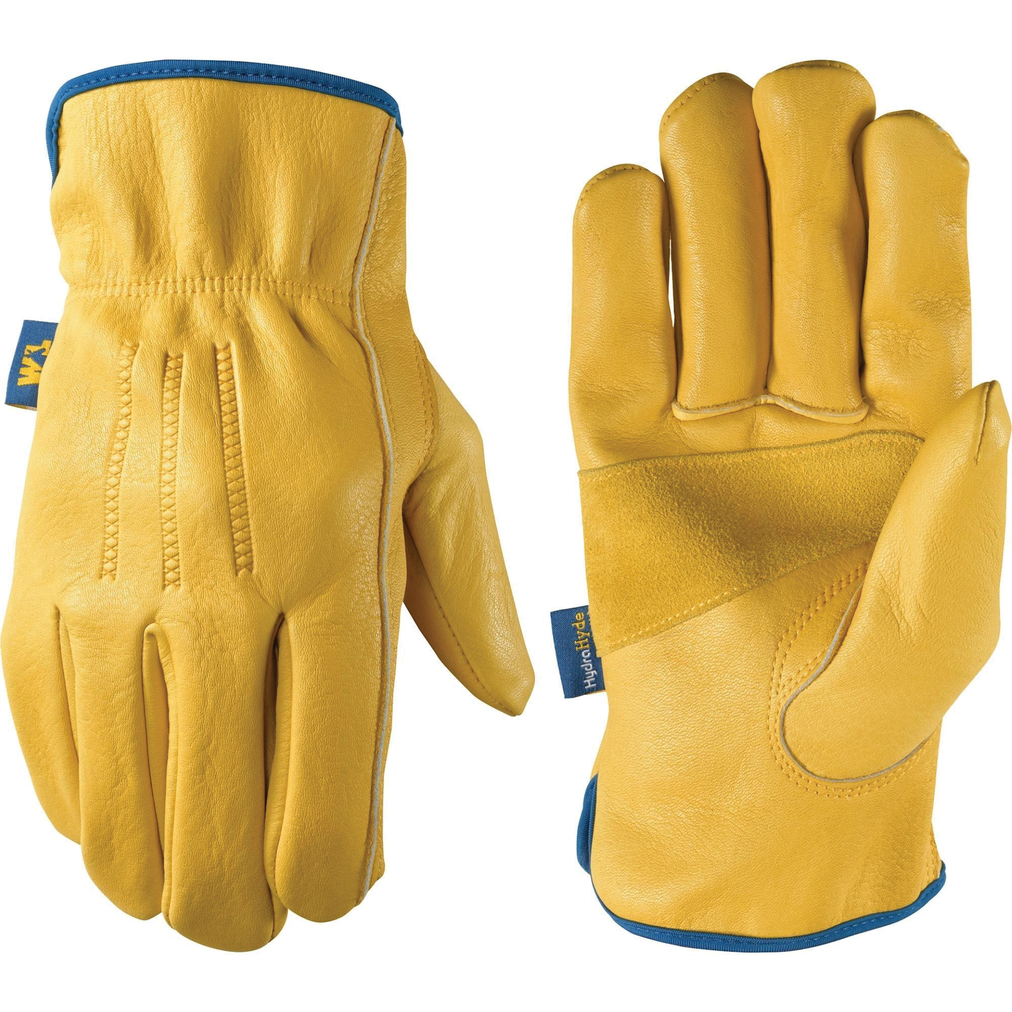 1168M Work Gloves, Men's, M, 8 to 8-1/2 in L, Keystone Thumb, Open, Shirred Cuff, Cowhide Leather