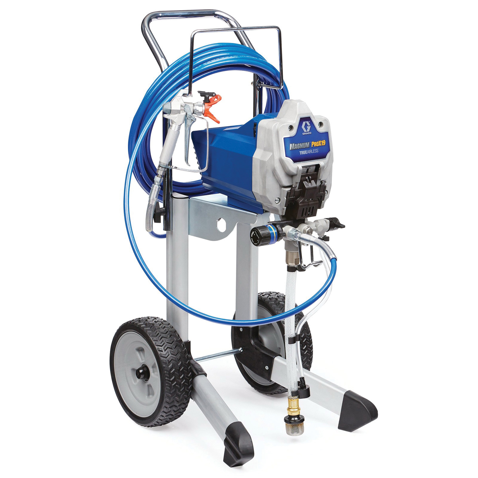 17G180 Electric TrueAirless Sprayer, 0.875 hp, 50 ft L Hose, 0.019 in Tip, 1/4 in Dia Hose, 0.38 gpm, 3000 psi
