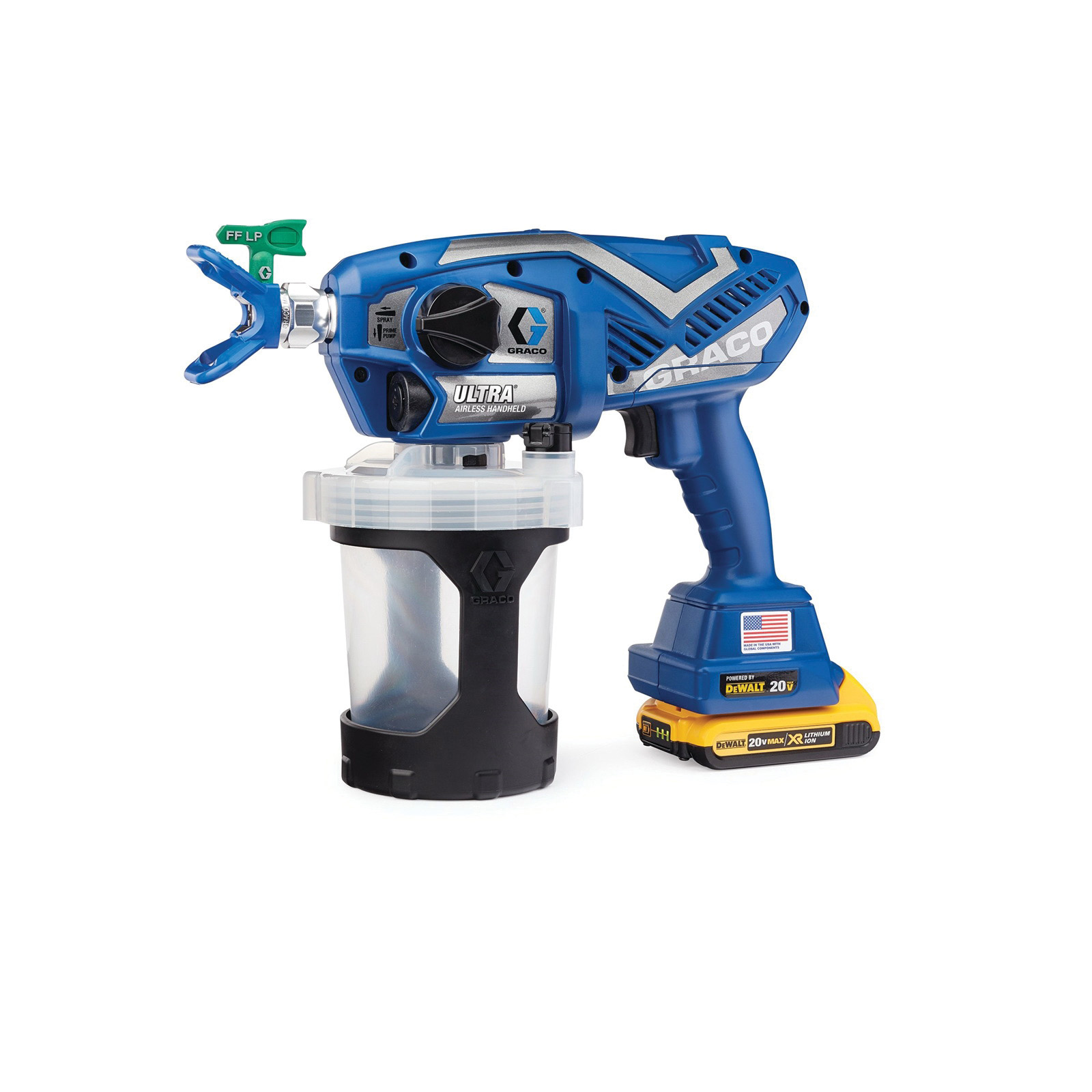 17M363 Handheld Airless Sprayer, 0.016 in Tip, 2000 psi, Triax Triple Piston Pump