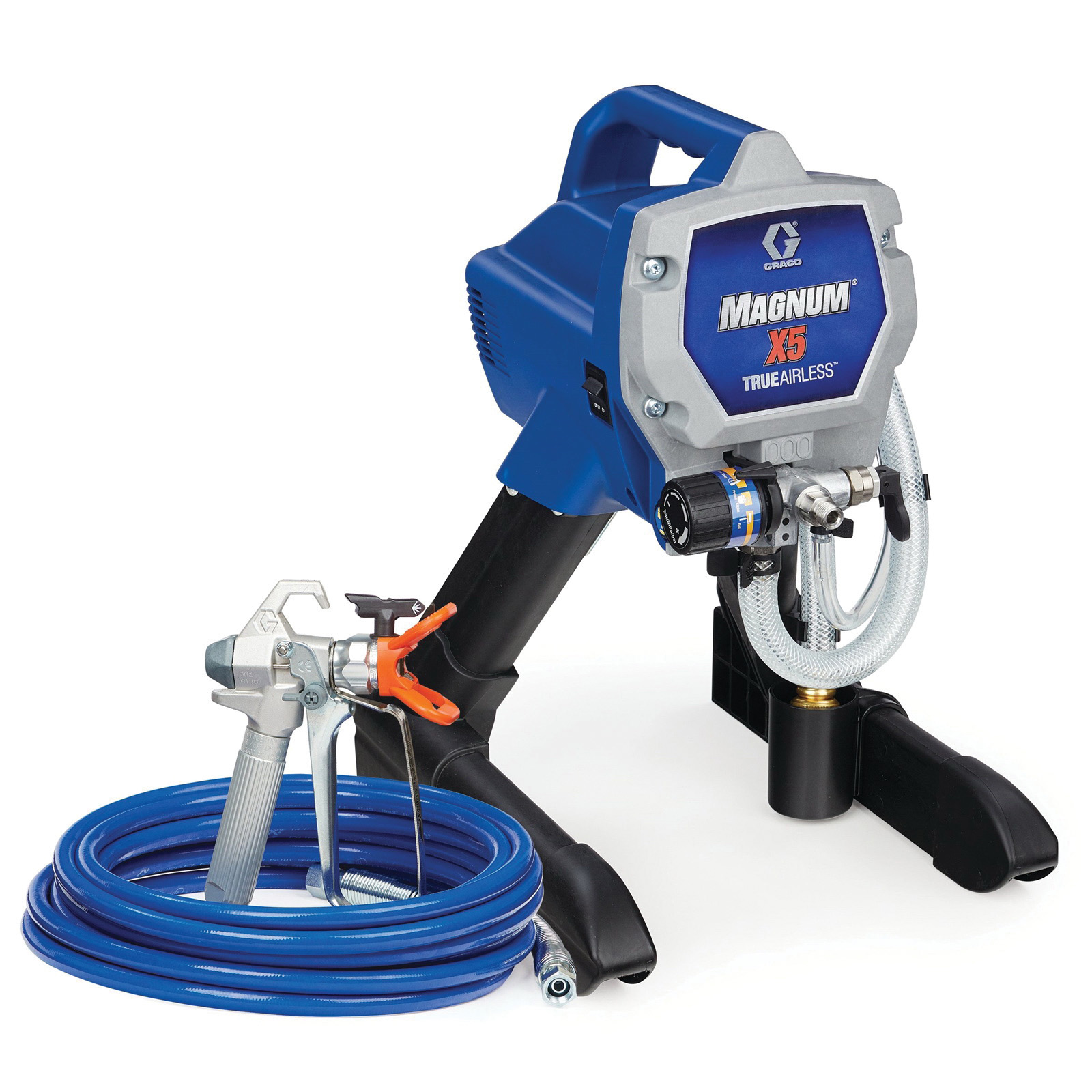 262800 Electric TrueAirless Sprayer, 0.5 hp, 75 ft L Hose, 0.009, 0.011, 0.013, 0.015 in Tip, 1/4 in Dia Hose