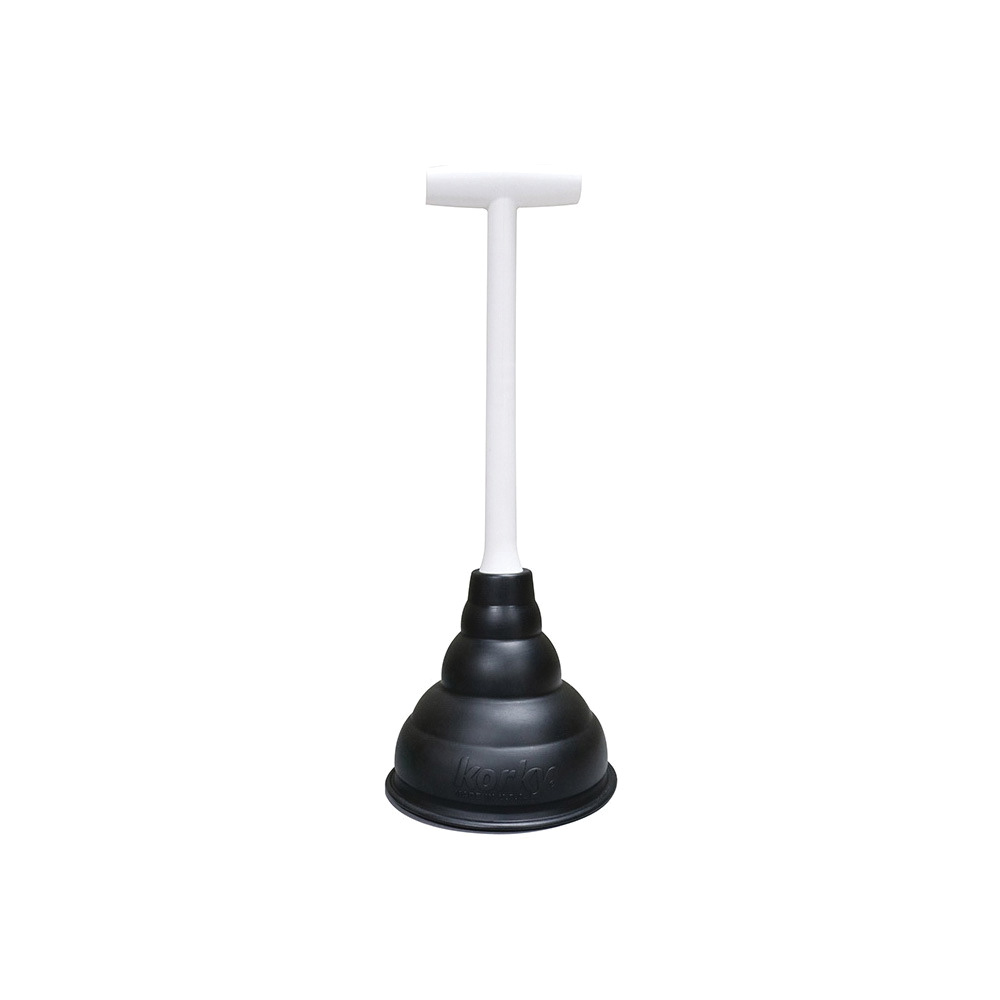 94-4A Drain Plunger, 9 in OAL, 5-1/2 in Cup, T-Grip Handle