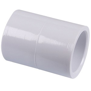 30130 Pipe Coupling, 3 in, Slip-Joint, PVC, White, SCH 40 Schedule, 450 psi Pressure