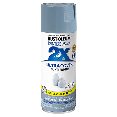 342060 Spray Paint, Gloss, Solstice Blue, 12 oz, Can