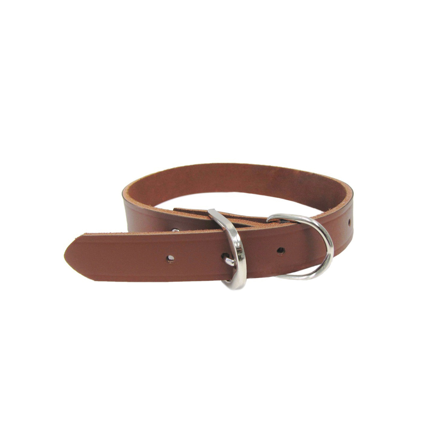 30021 Hunting Collar, 21 in L, 1 in W, Leather, Brown