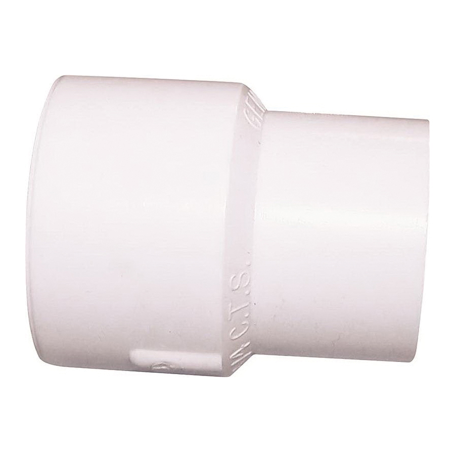 NIBCO T00045D Pipe Coupling, 3/4 in, Socket, CPVC, White, SCH 40 Schedule, 480 psi Pressure