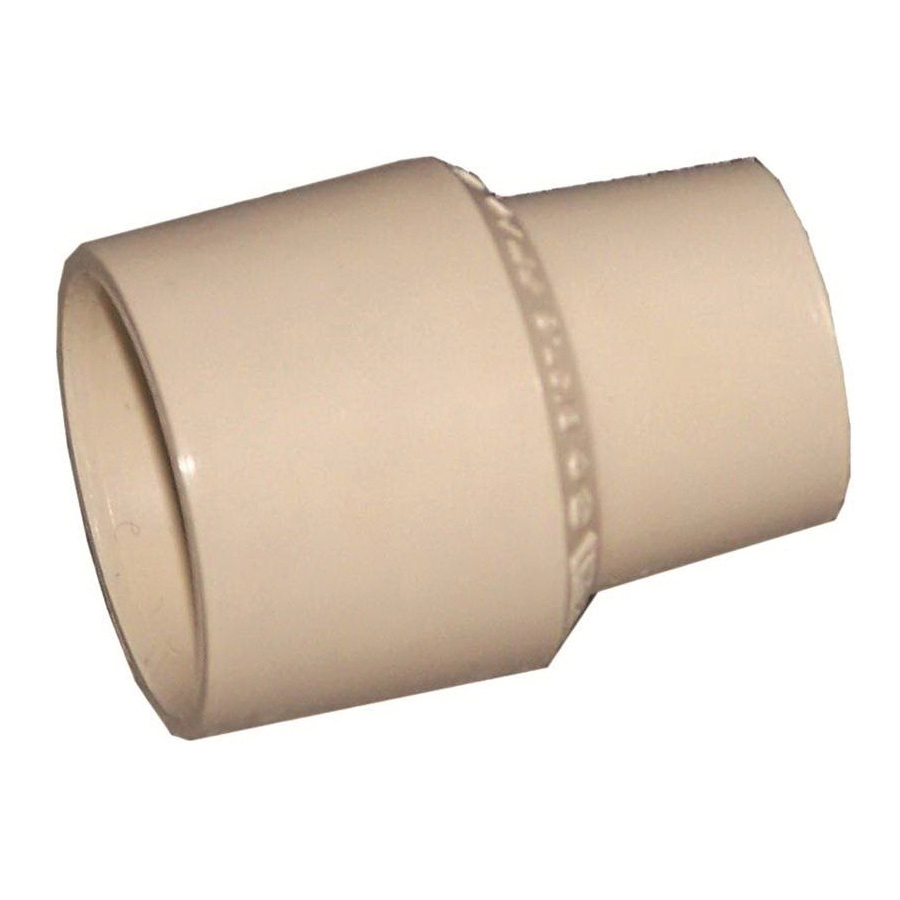 T00050D Pipe Coupling, 3/4 x 1/2 in, Socket, CPVC, White, SCH 40 Schedule, 480 psi Pressure