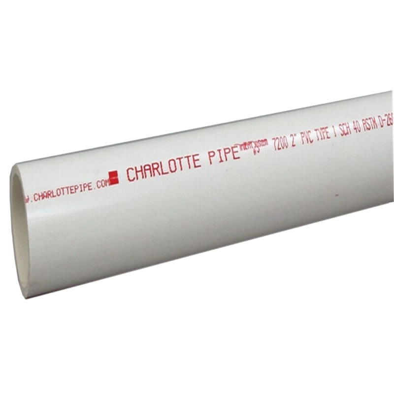 PVC 07300 0800 Pipe, 3 in, 20 ft L, SCH 40 Schedule, PVC, White