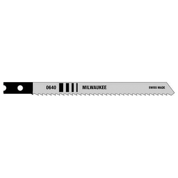 48-42-0640 Jig Saw Blade, 9/32 in W, 4 in L, 10 TPI, HCS Cutting Edge