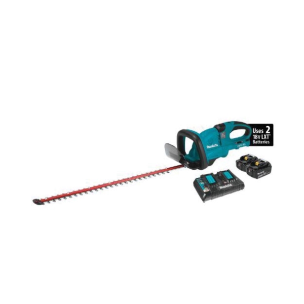 XHU04PT Hedge Trimmer Kit, 5 Ah, 36 V Battery, Lithium-Ion Battery, 25-1/2 in Blade, 6-Speed
