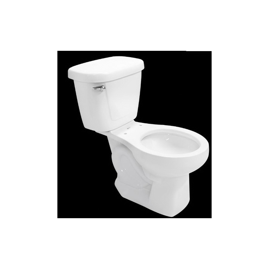 Cato Jazmin J0001051120 Two-Piece Toilet, Round Bowl, 1.28 gpf Flush, Vitreous China, Bone - 4