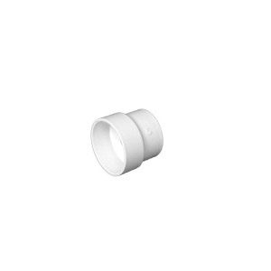 Charlotte Pipe PVC 117 4x3 Pipe Adapter Coupling, 4 x 3 in, Spigot, PVC, White