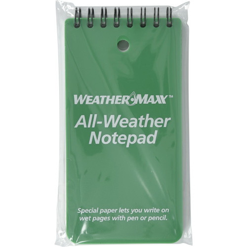 HILLMAN 707018 All-Weather Notepad, Double-Sided Sheet, 6 in L x 3 in W Sheet, 48-Sheet - 2